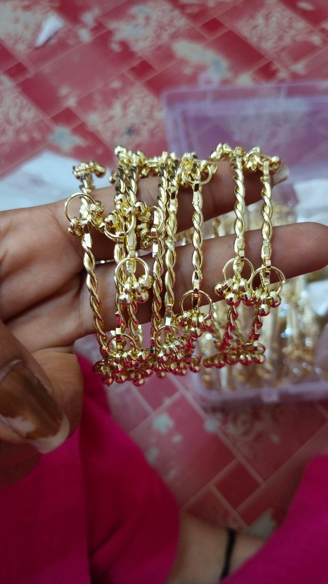 8 PC Kashmiri Bangles with Ghungroo